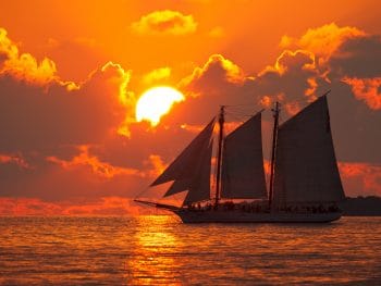 sunset boat tour is one of the best in key west
