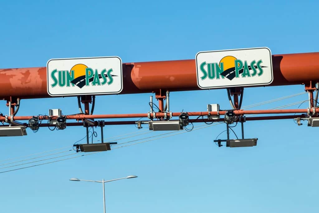 Sun Pass stations along the toll road will collect your information as you drive by.