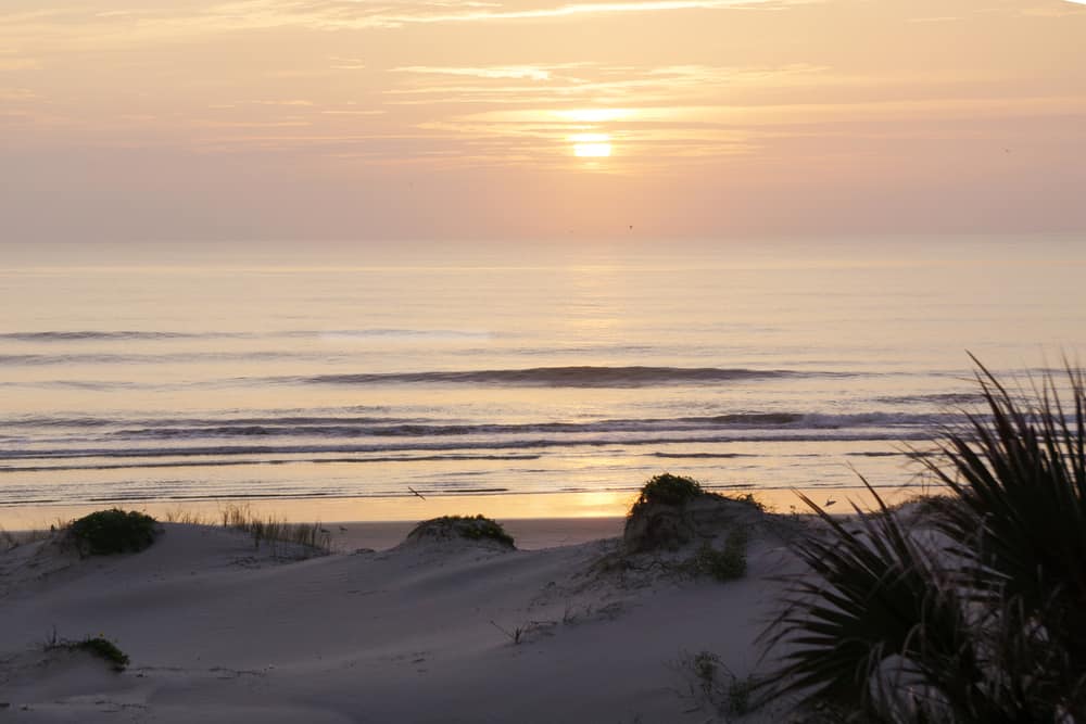 Crescent gets its name from the shape of this gorgeous coastline. 