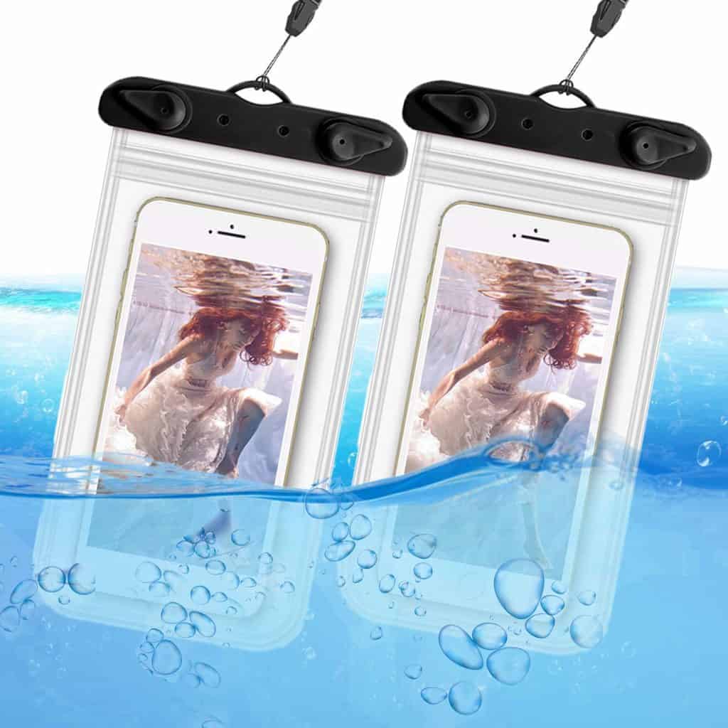 This waterproof phone case will keep your electronics safe and sound.