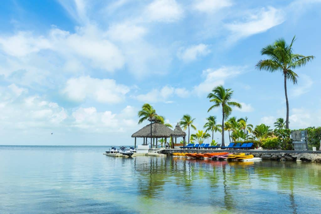 beaches in key largo florida