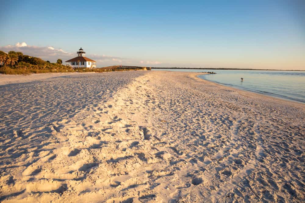 The historic Boca Grande Lighthouse on Gasparilla Island.