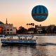 sunset at disney springs one of many free things to do in orlando