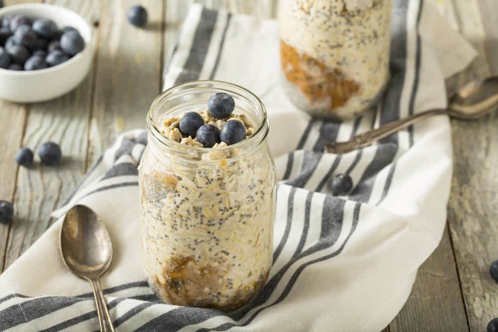 Overnight oats that you can get for breakfast at some of the resteraunts in Fort Lauderdale. 