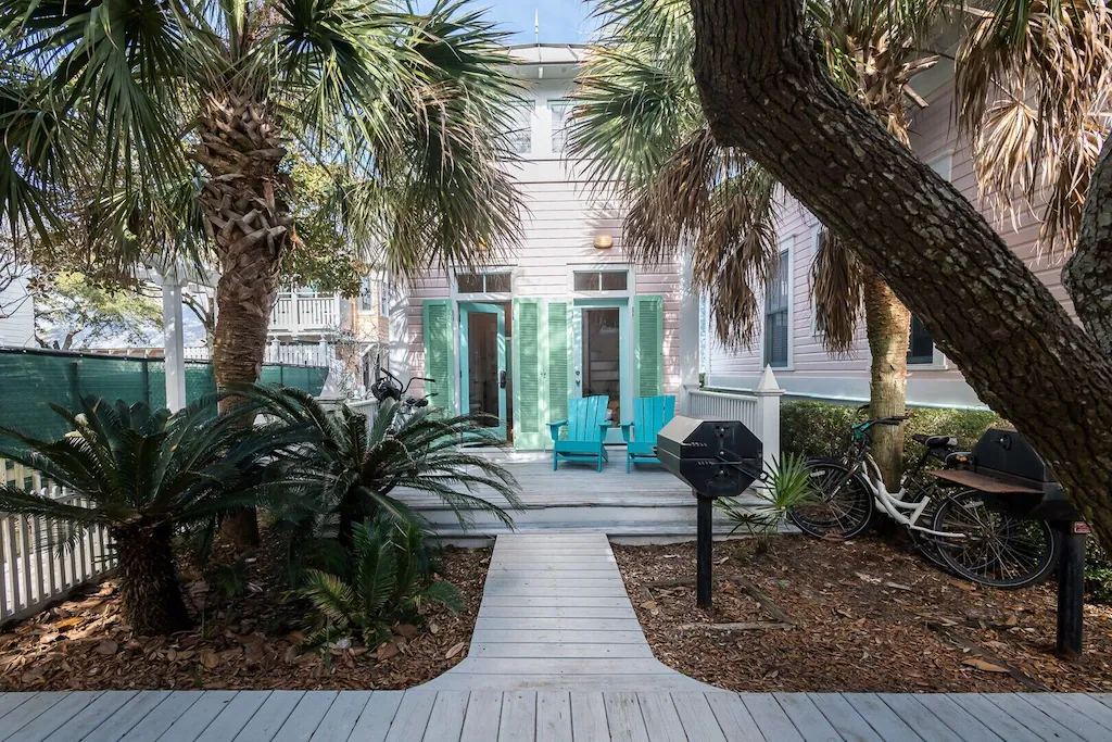 A beautiful white cottage one of the seaside florida rentals