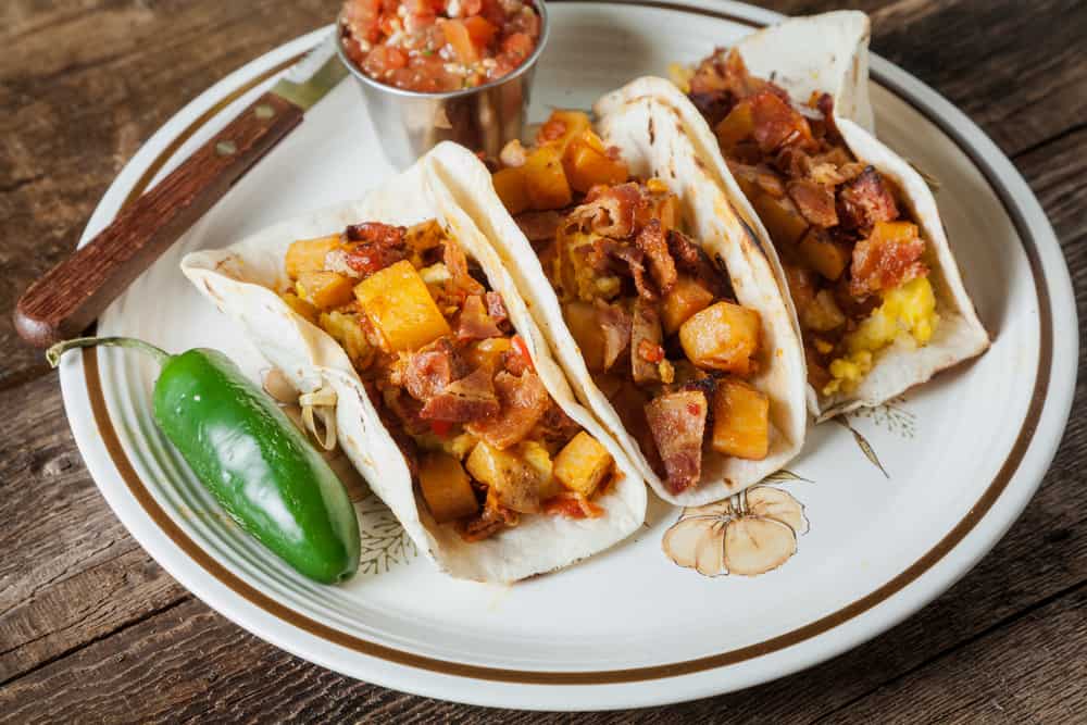 tortillas at one of the best restaurants on anna maria island