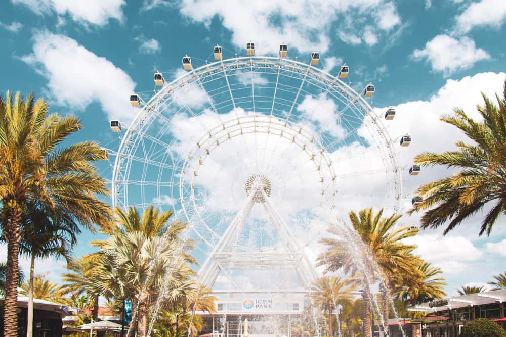 The Eye of Orlando is just a giant ferris wheel, and is one of the many things to do in Orlando, AKA one of the best places to visit in Floirda.