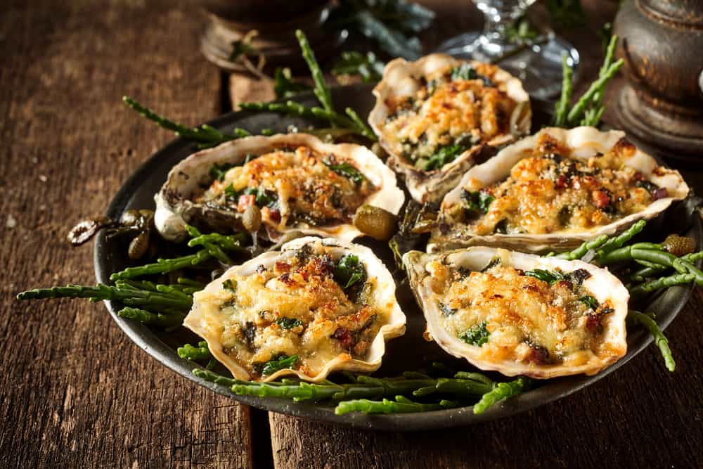 clams on a plate at one of the best restaurants in amelia island