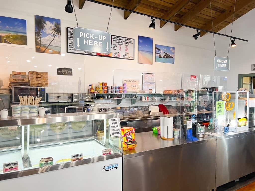 An image of the snack shop at Bahia Honda State Park.