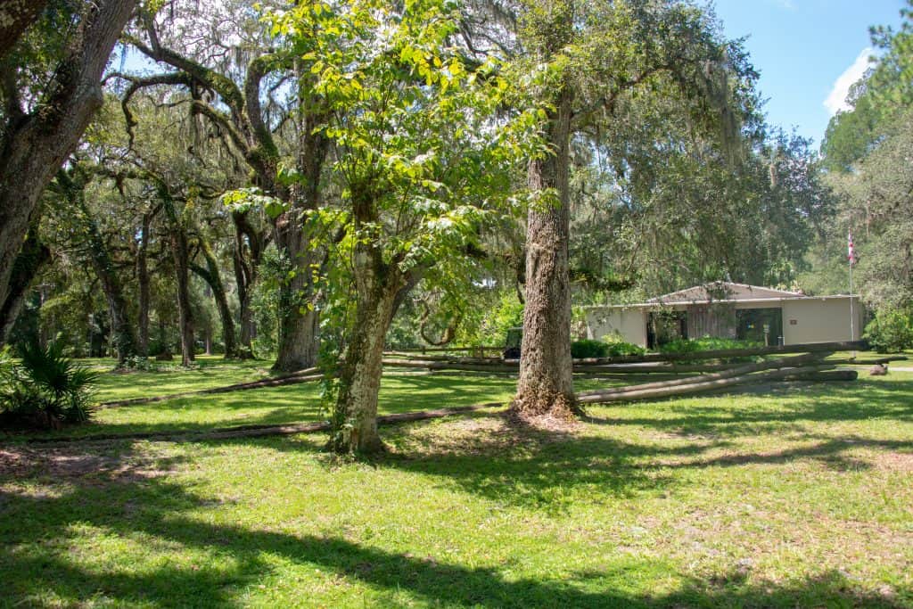 THe dade battlefield with trees is one of the important battlefields in Seminole history