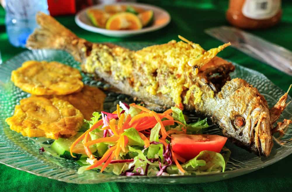 try the whole fried snapper whole snapper at this Puerto Rican El Cilantro one of the restaurants in Kissimmee
