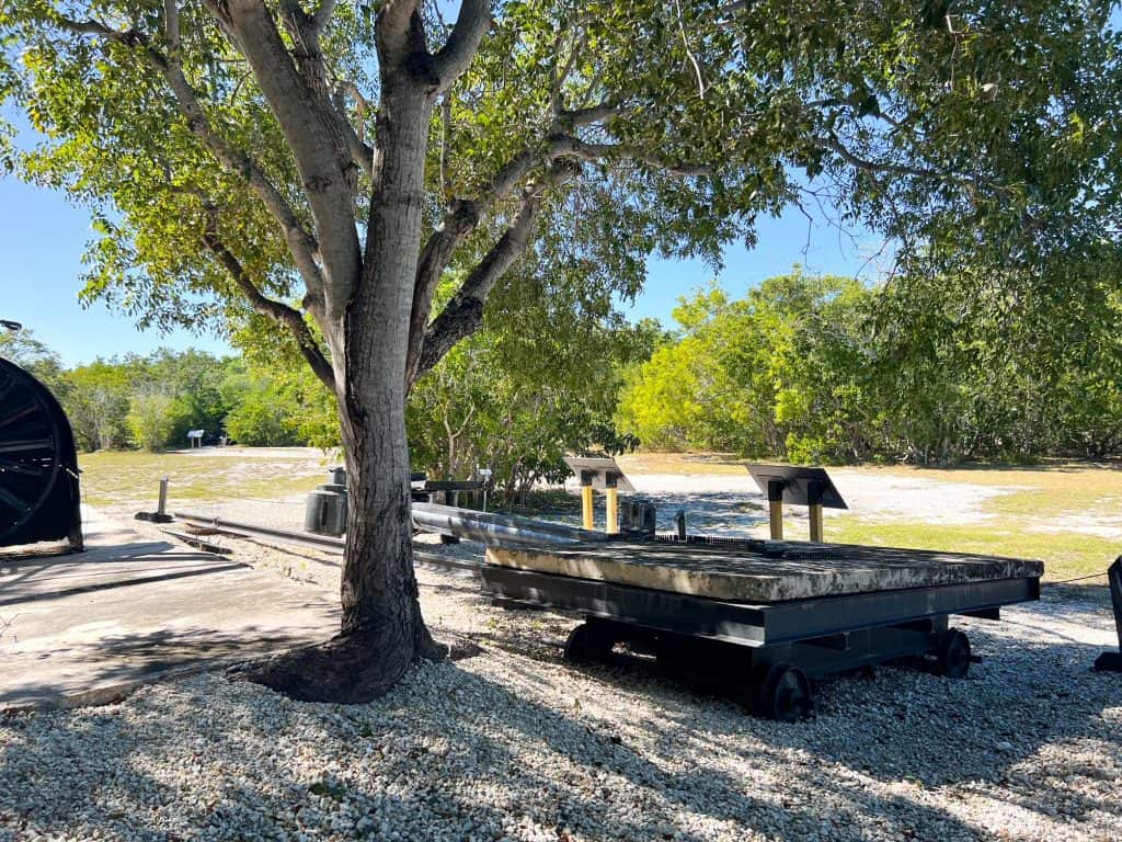 Picnic tables can be found at Windley Key State Park, so you can enjoy the outside, however shade is few and far in between.