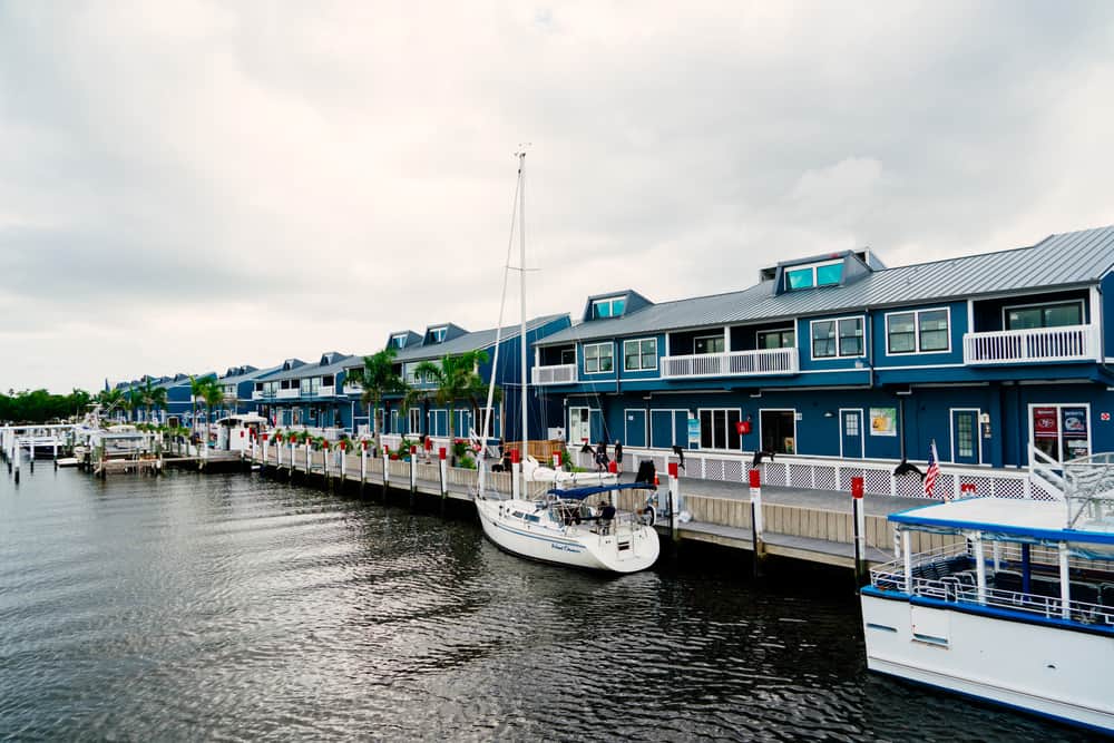 The Peace River off Port Charlotte is home to many of the restaurants in Punta Gorda.