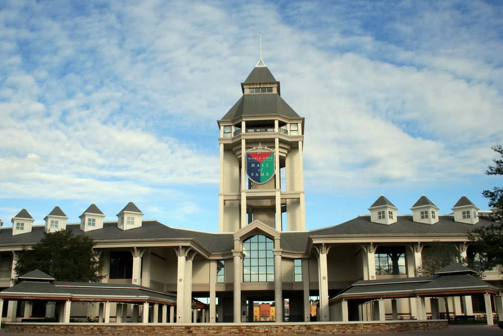 Exterior of the World Golf Hall of Fame.