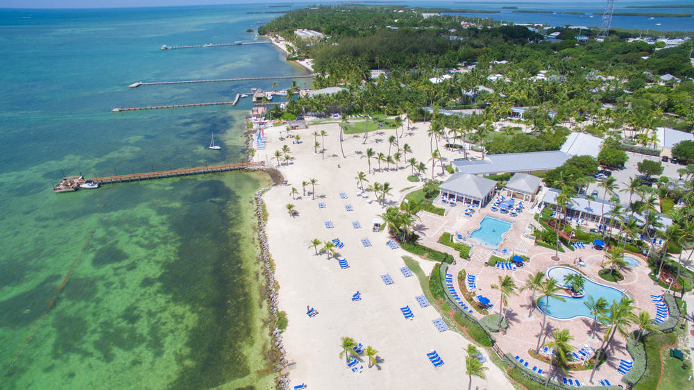 an arial view of Islamorada