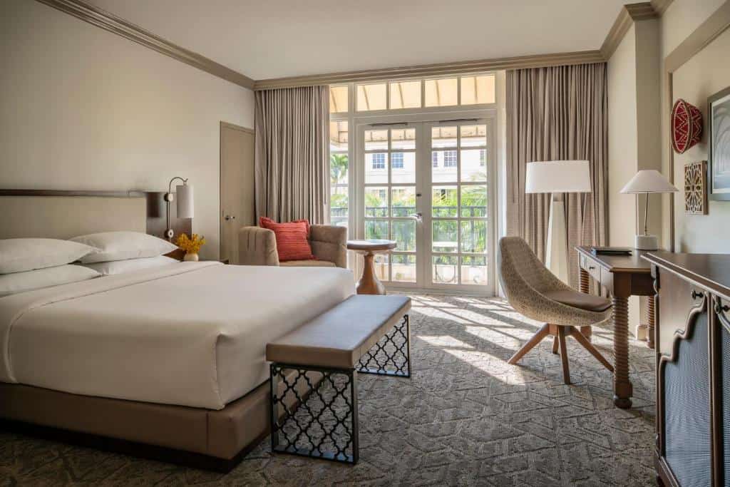 The Hyatt regency is another gorgeous hotel with a calming interior in coral gables florida