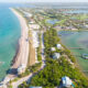 aerial view of an island best things to do in hutchinson island
