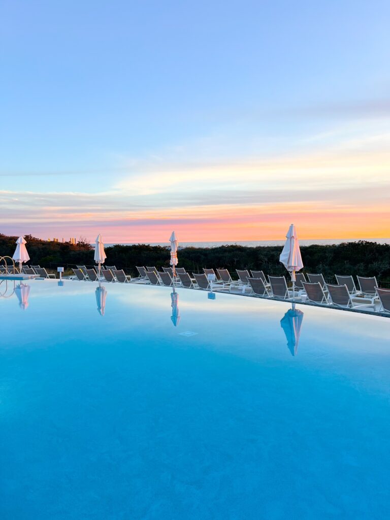 one of the community pools that you can use when renting in the Vactional rentals along 30A