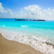 beautiful blue water of fort zachary taylor state park