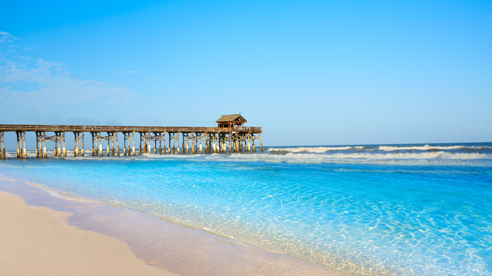 one of the gorgeous florida beaches in Cocoa Beach is must visit on a day trip from Orlando