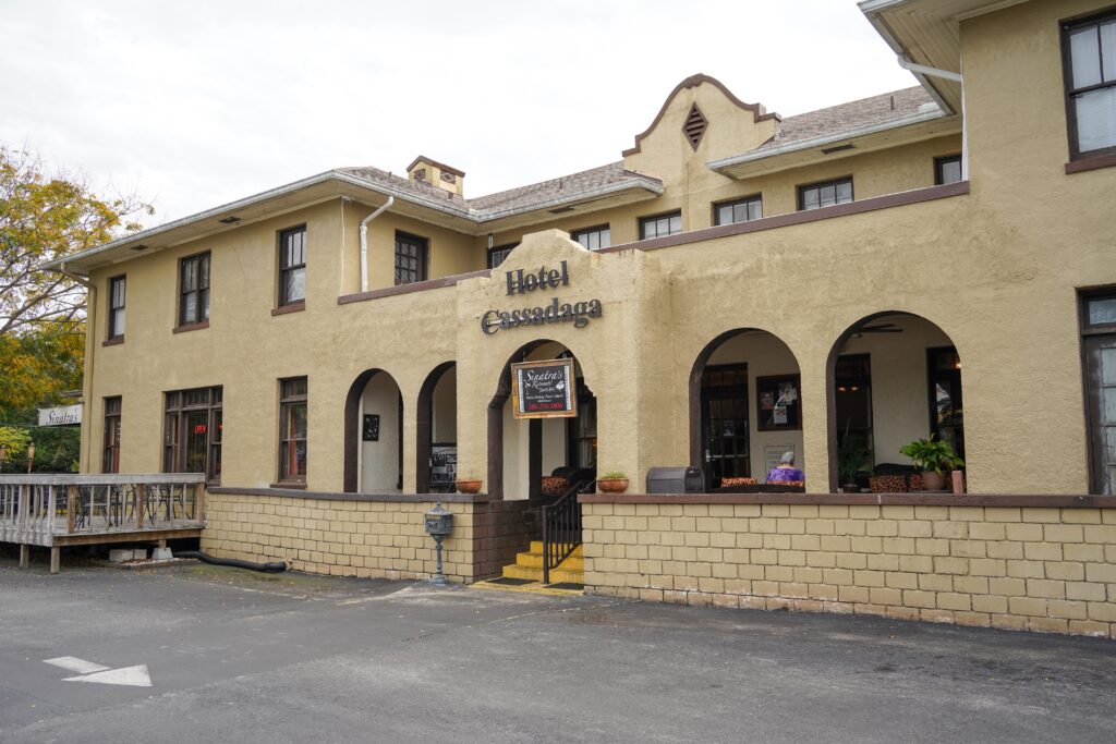 Cassadaga Hotel from outside one of the haunted places in Florida 