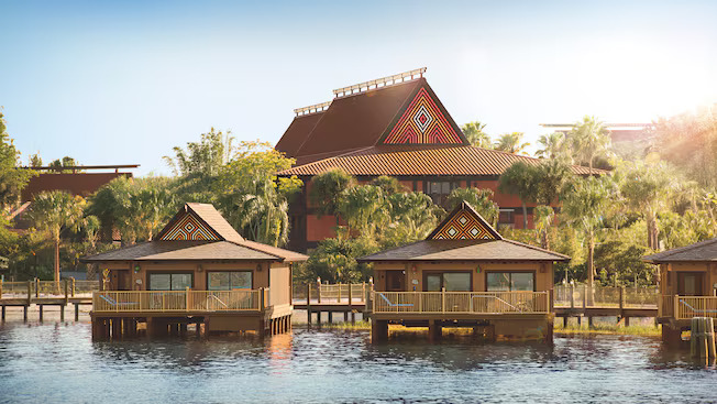 Disney Polynesian Resort overwater bungalows 